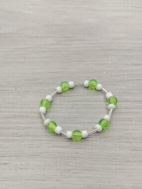 Cute Green And White Bracelet